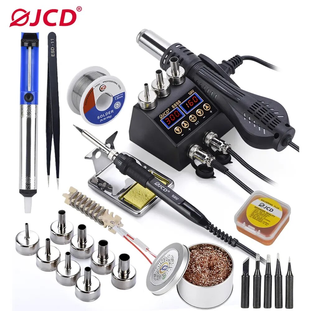 JCD 2 en 1 750W Station de sou - 2 In 1 Soldering Rework Station 750W avis et prix