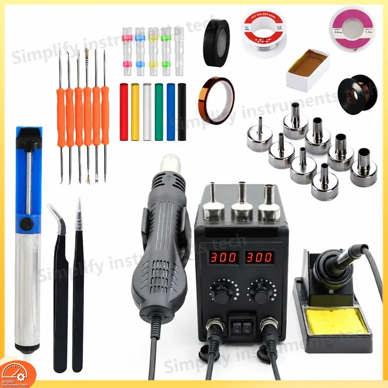 Station de soudage 8586D 2 en  - 2 In 1 Soldering Rework Station 750W avis et prix