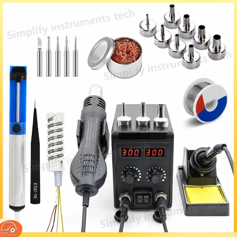 Station de soudage 8586D 2 en  - 2 In 1 Soldering Rework Station 750W avis et prix