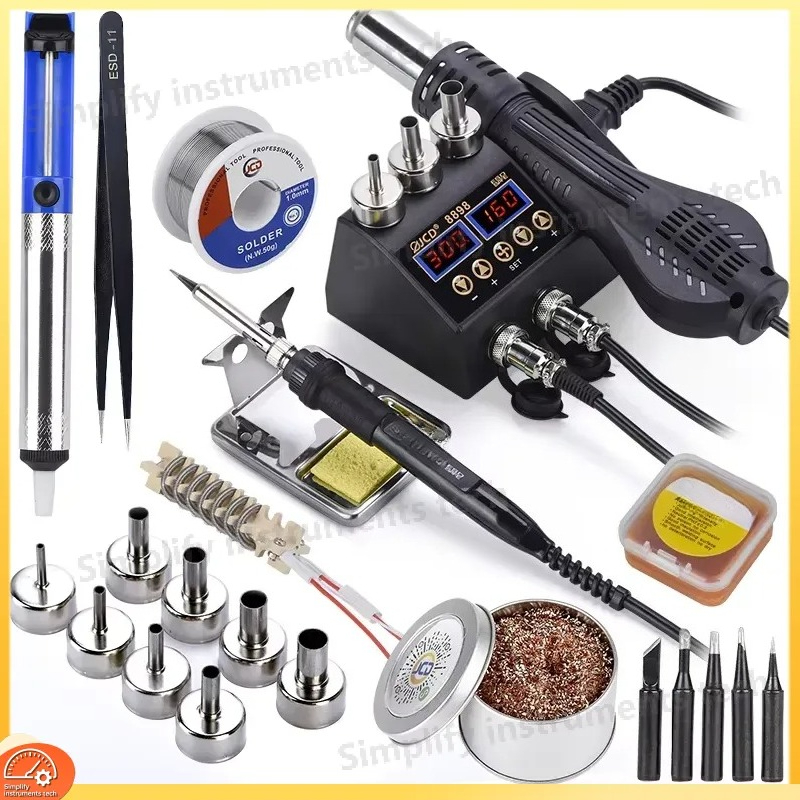 Station de soudage 8898 750W 2 - 2 In 1 Soldering Rework Station 750W avis et prix