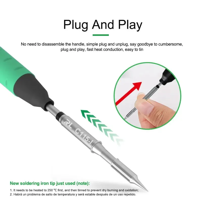 RELIFE C115-K/I/IS, pointe de  - C115 Nano Soldering Iron Station avis et prix